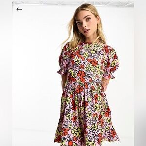 ASOS floral mini dress